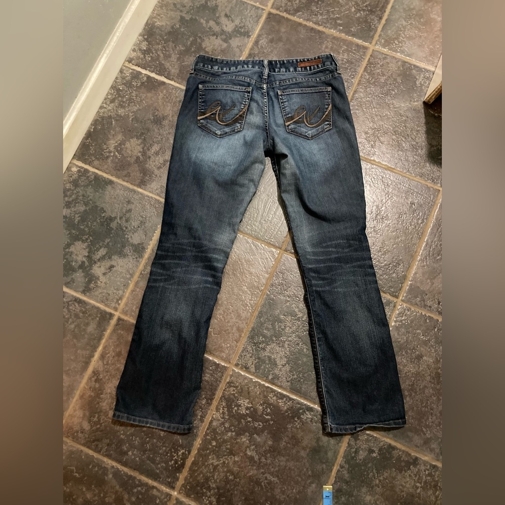 Express Barely Boot Low Rise Jeans Size 2 - image 7